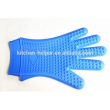 Eco-friendly Custom Cooking Oven Heat Resistant Silicone Kitchen Gloves/Silicone Grill Oven BBQ Glove/Oven Mitt
